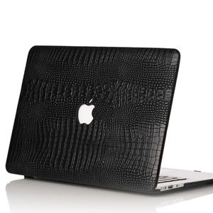 Chic Geeks MacBook Air 13" Black Faux Crocodile Case - MacBook 13" (2018-2020)